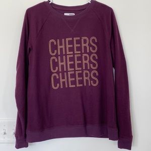 Sonoma Holiday Fleece Graphic Sweatshirt - M